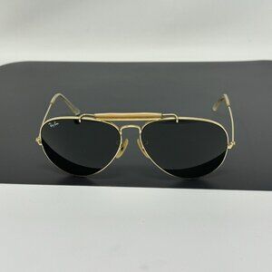 Ray Ban Bausch & Lomb Large 62-12 Aviator Vintage B+L Sunglasses w/Case US Made